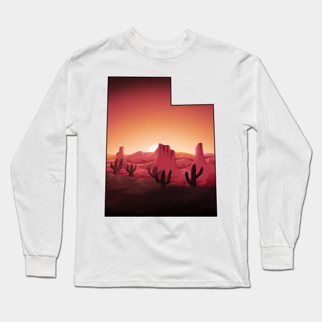 Utah Desert Long Sleeve T-Shirt by LM Designs by DS